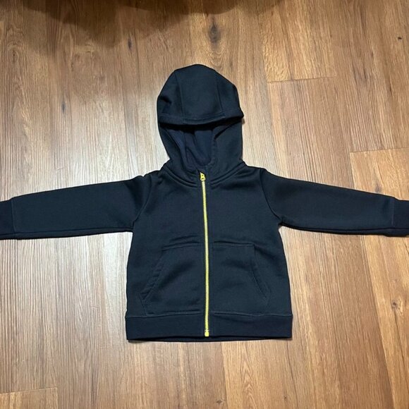 Dip Black Baby Hoodie with Yellow Zipper (18–24M) - Picture 3 of 7